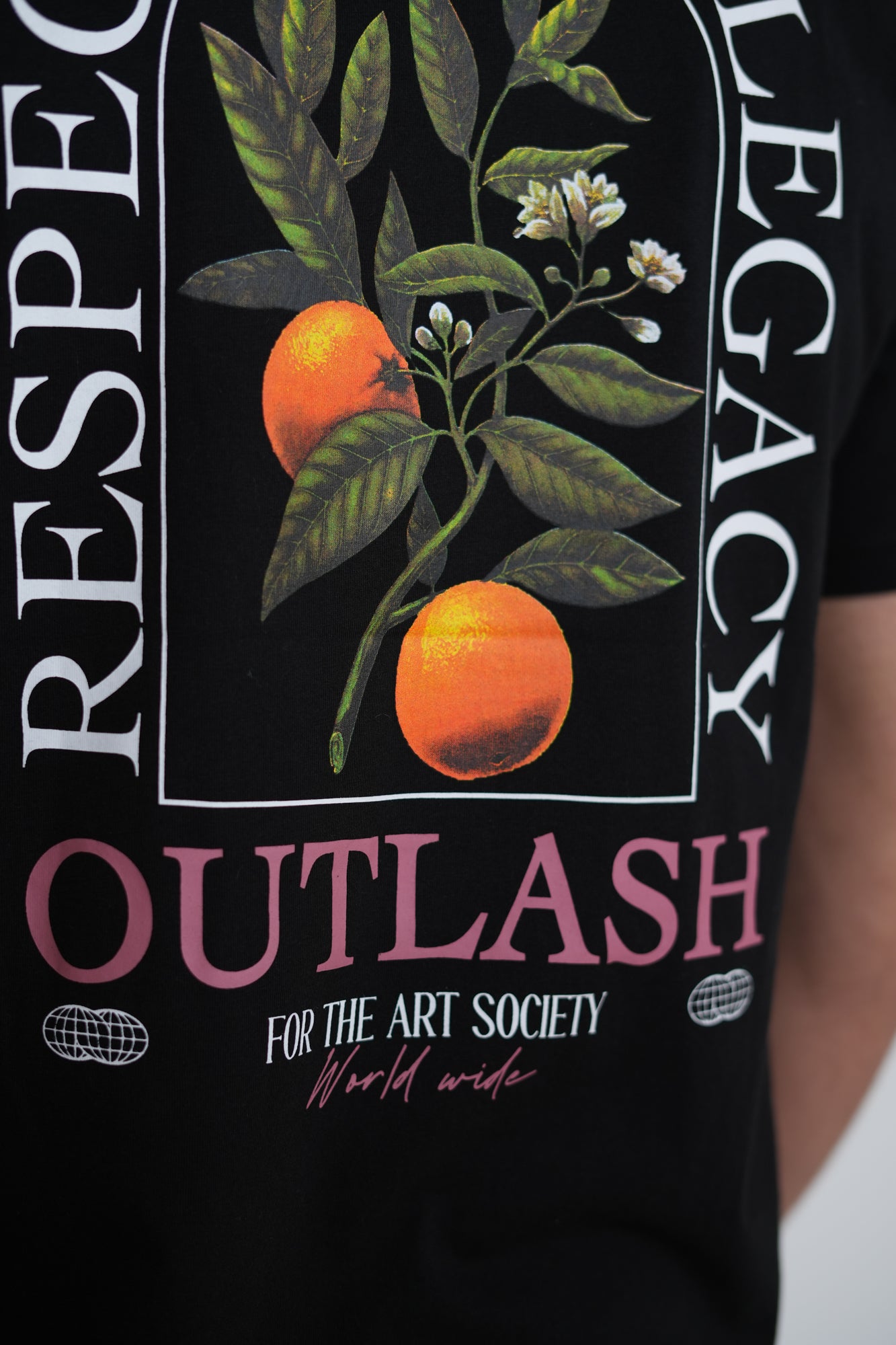 Respect the Legacy T-Shirt | Men's Premium Cotton Graphic Tee | Outlash Art Society Streetwear