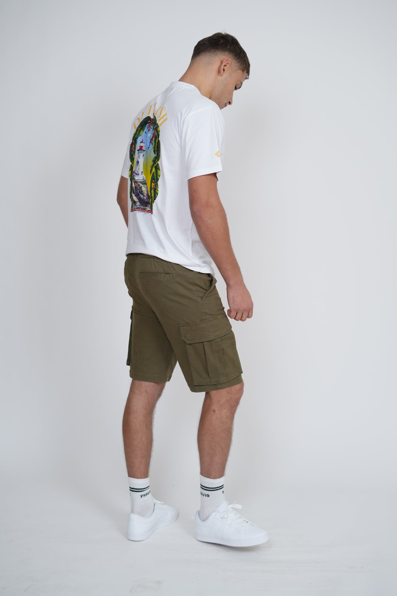 Hawk Cargo Shorts – Men's Regular Fit Utility Shorts with Zip Pockets