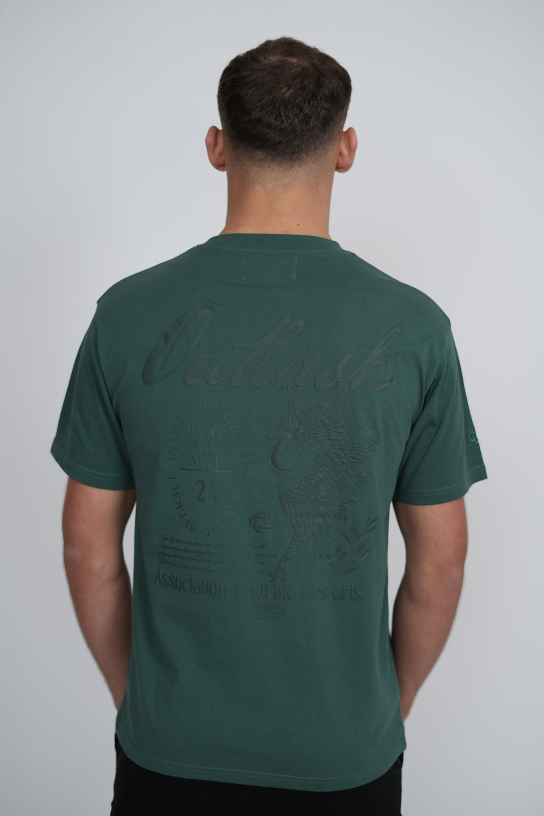 Crane Bird T-Shirt – Men's Graphic Print Premium Cotton Tee
