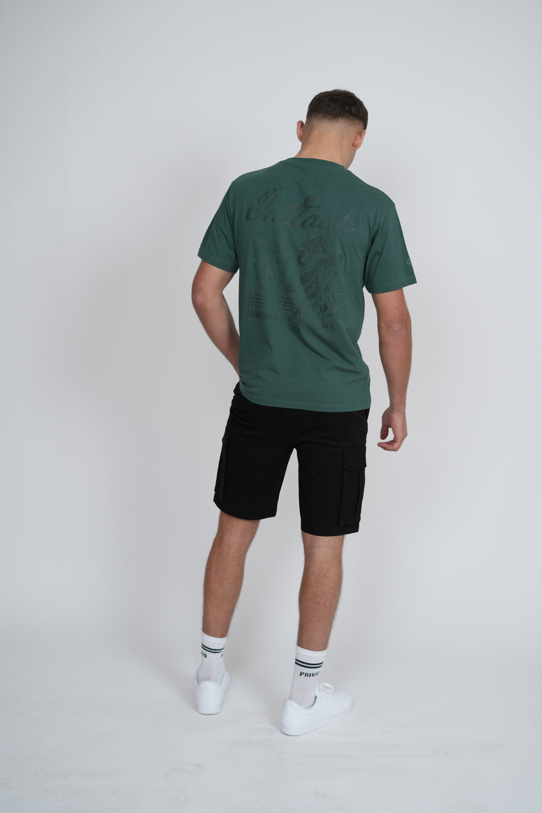 Crane Bird T-Shirt – Men's Graphic Print Premium Cotton Tee