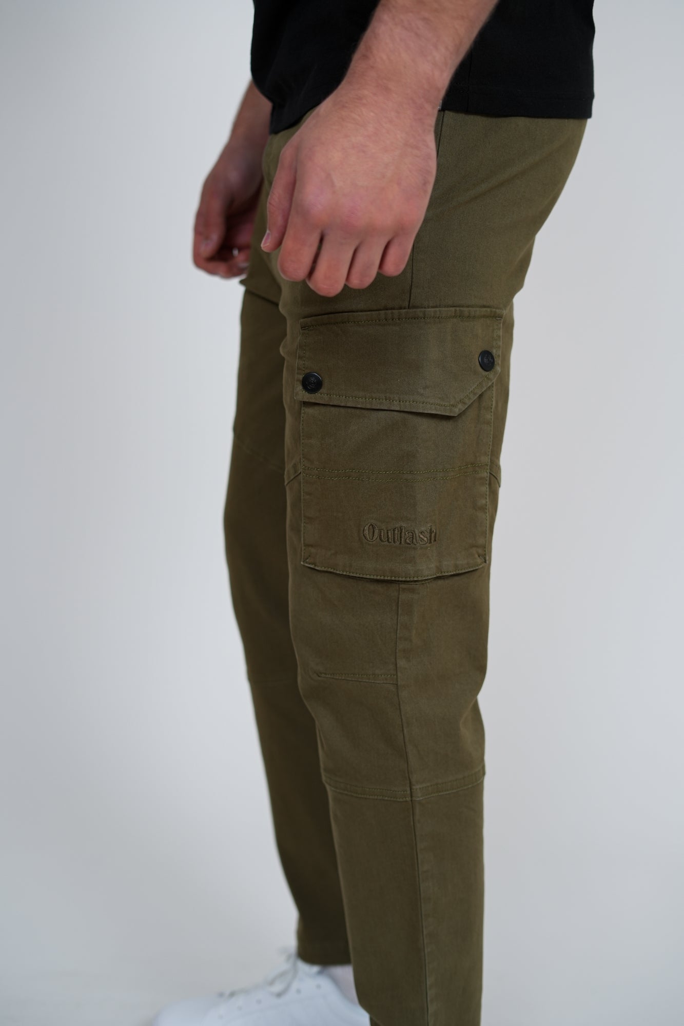Ghost Cargo Pant – Men's Utility Cargo Trousers with Snap Buttons