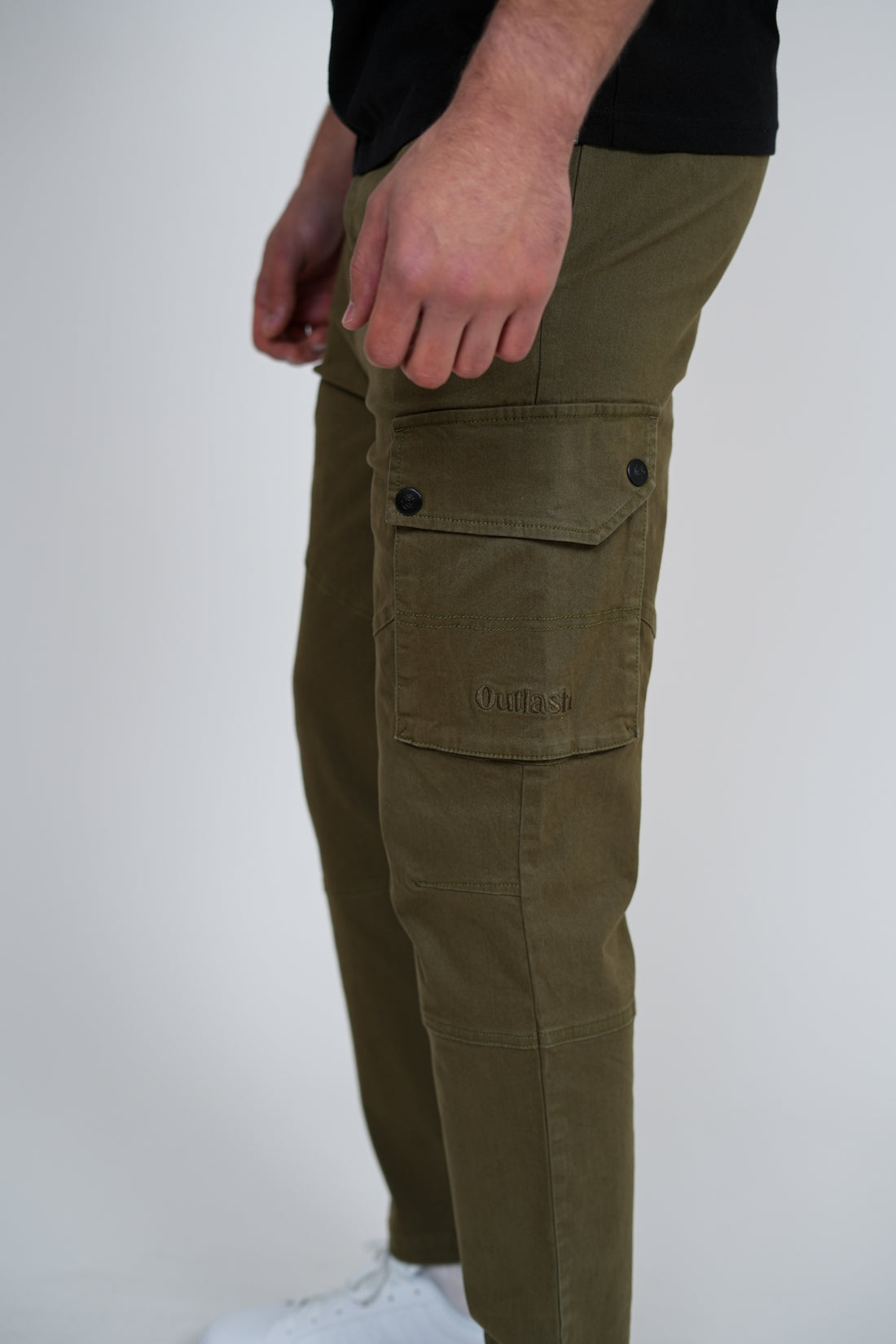 Ghost Cargo Pant – Men's Utility Cargo Trousers with Snap Buttons