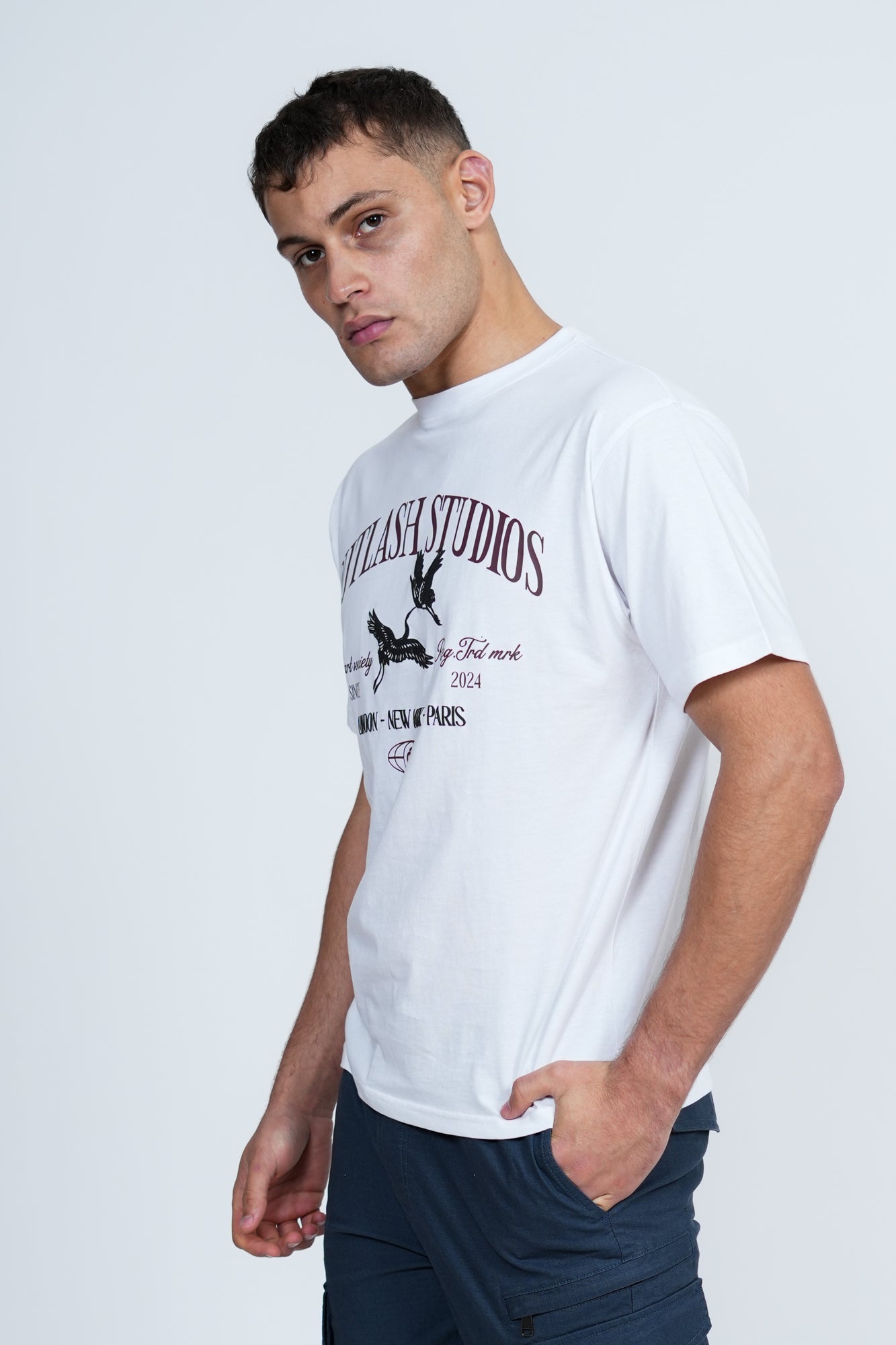 Studios T-Shirt | Men's Premium Cotton Graphic Tee | Outlash Studios London New York Paris