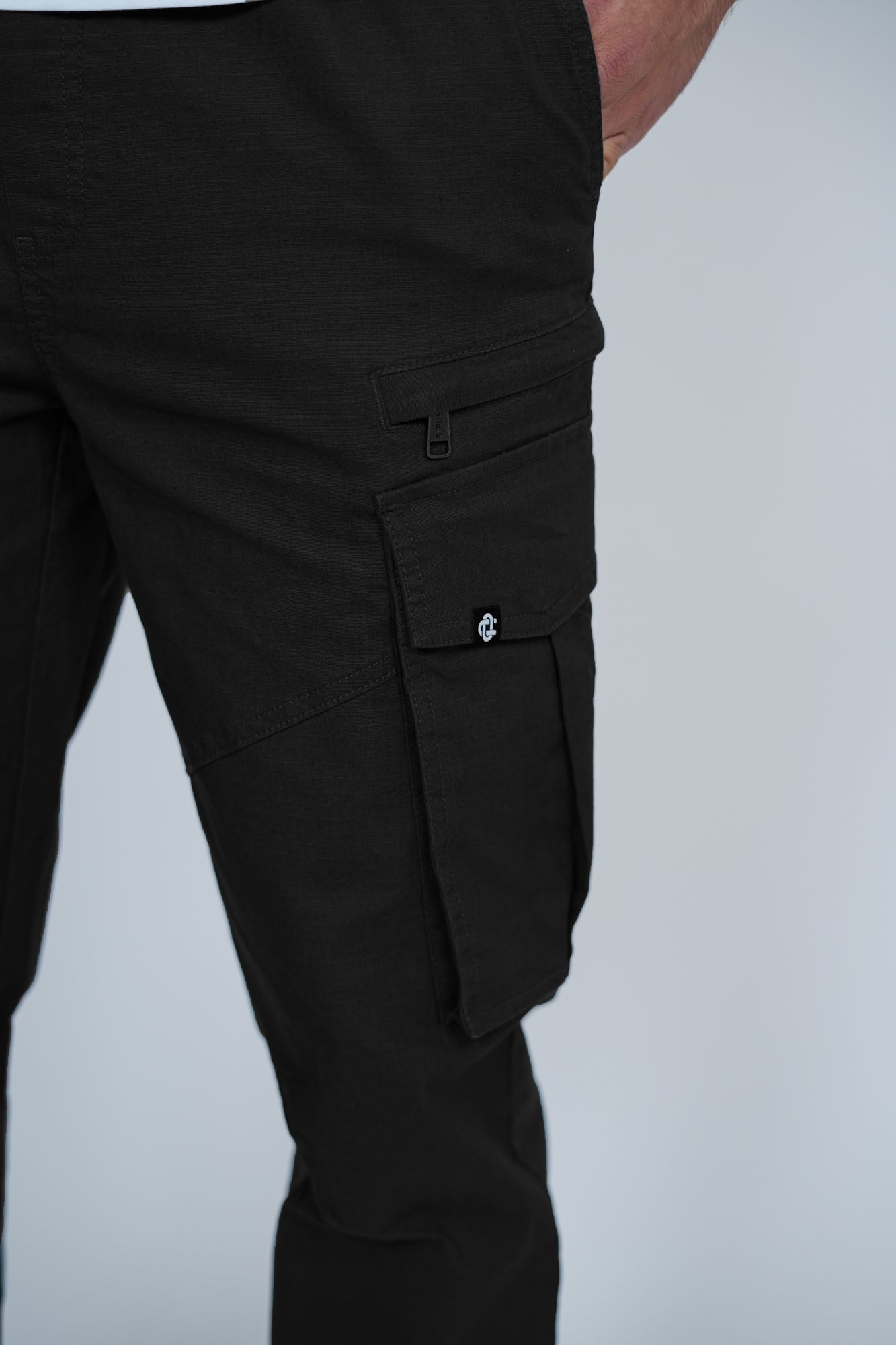 Ranger Cargo Pant | Men's Tactical Utility Trousers with Zip Pockets & Elasticated Waist