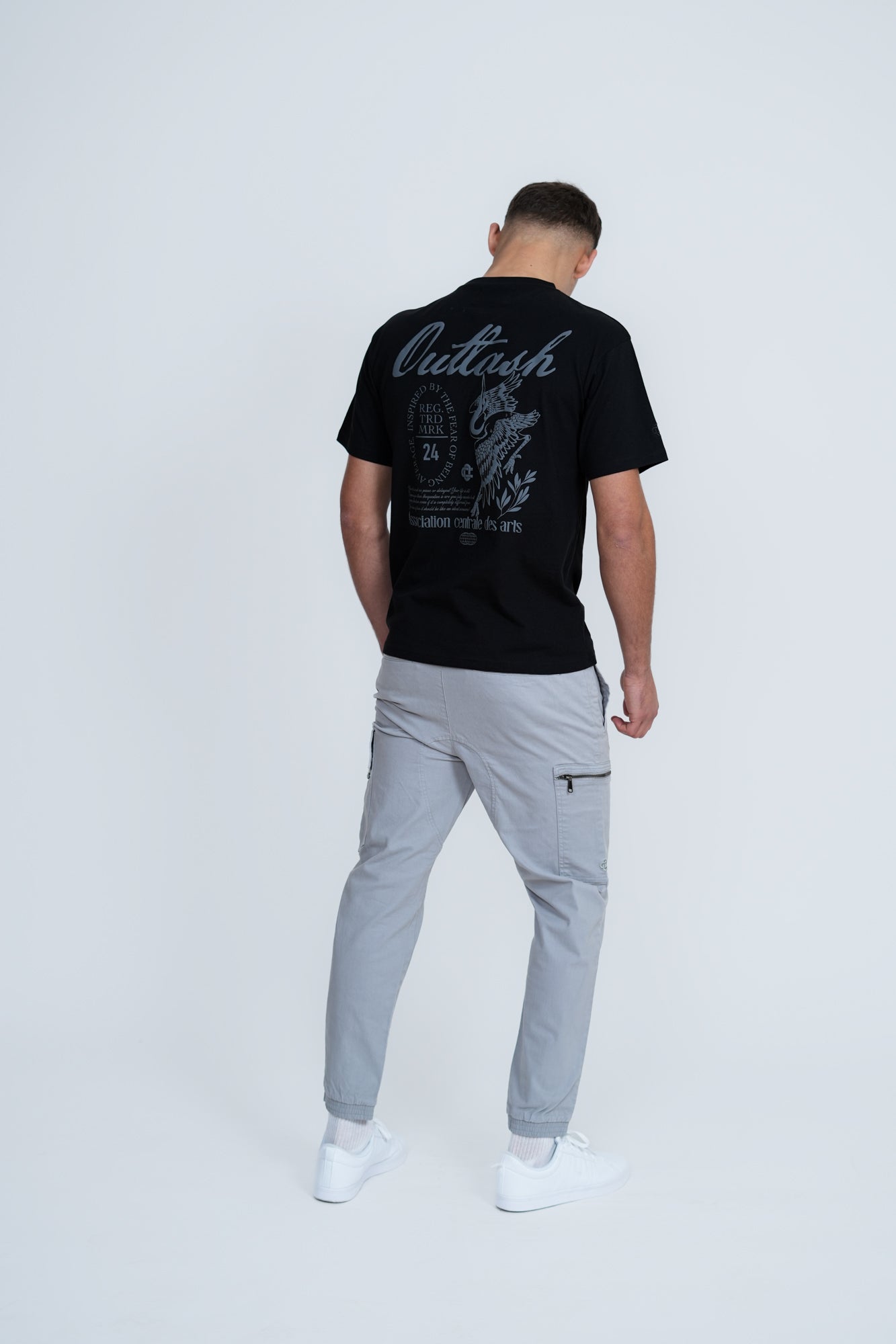 Crane Bird T-Shirt – Men's Graphic Print Premium Cotton Tee