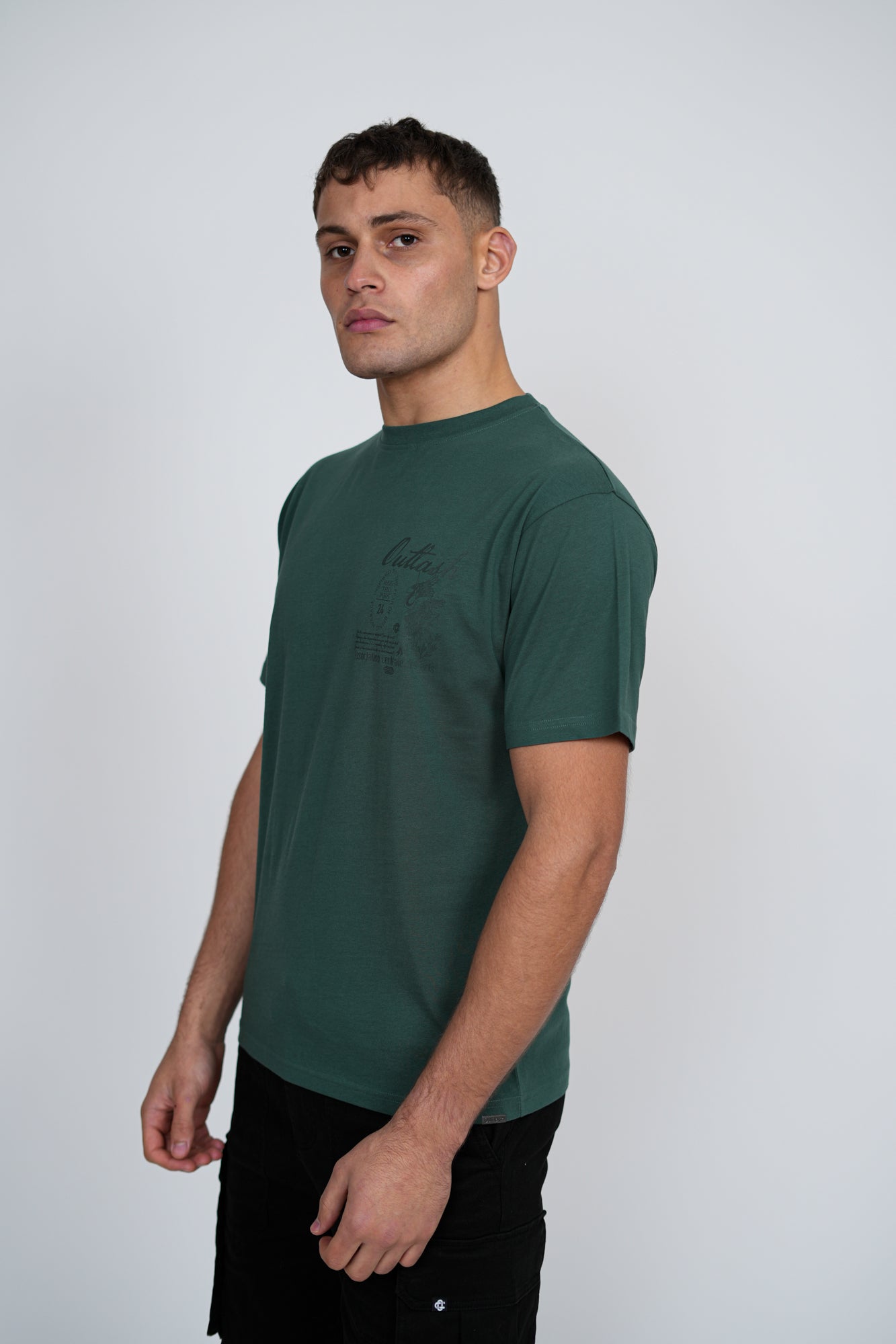 Crane Bird T-Shirt – Men's Graphic Print Premium Cotton Tee