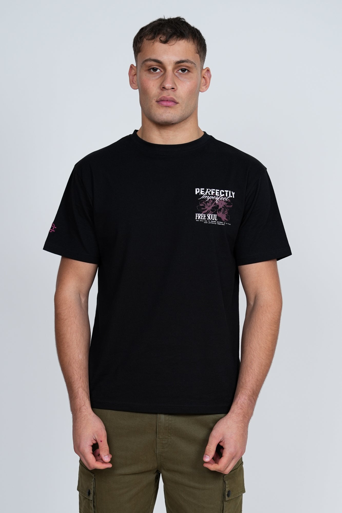 Perfectly Imperfect T-Shirt – Men's Graphic Print Cotton Tee