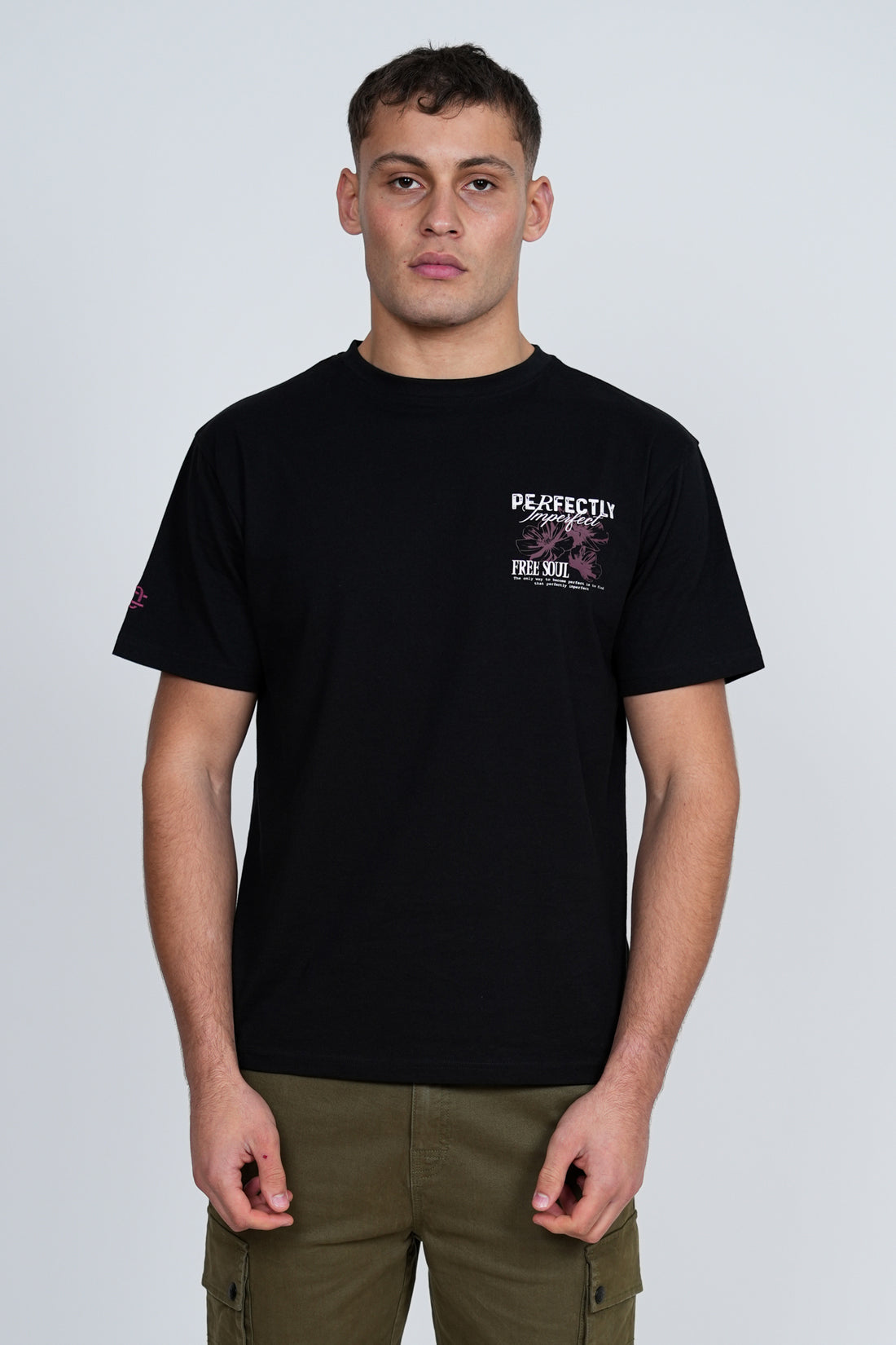 Perfectly Imperfect T-Shirt – Men's Graphic Print Cotton Tee