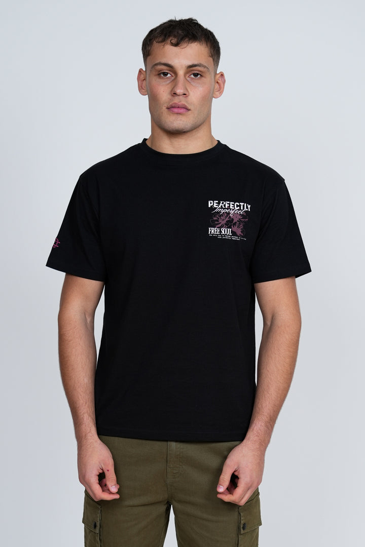 Perfectly Imperfect T-Shirt – Men's Graphic Print Cotton Tee