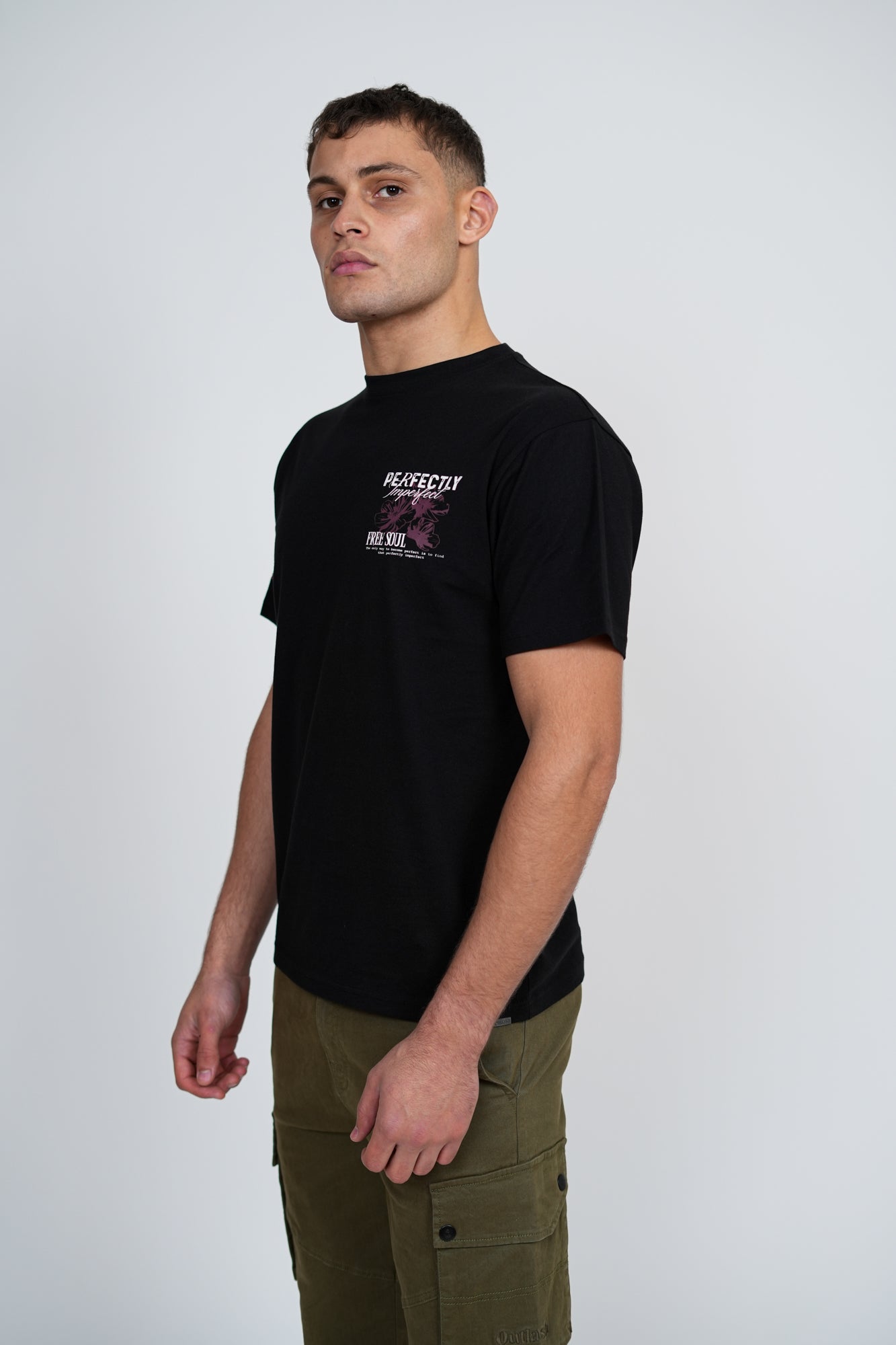 Perfectly Imperfect T-Shirt – Men's Graphic Print Cotton Tee