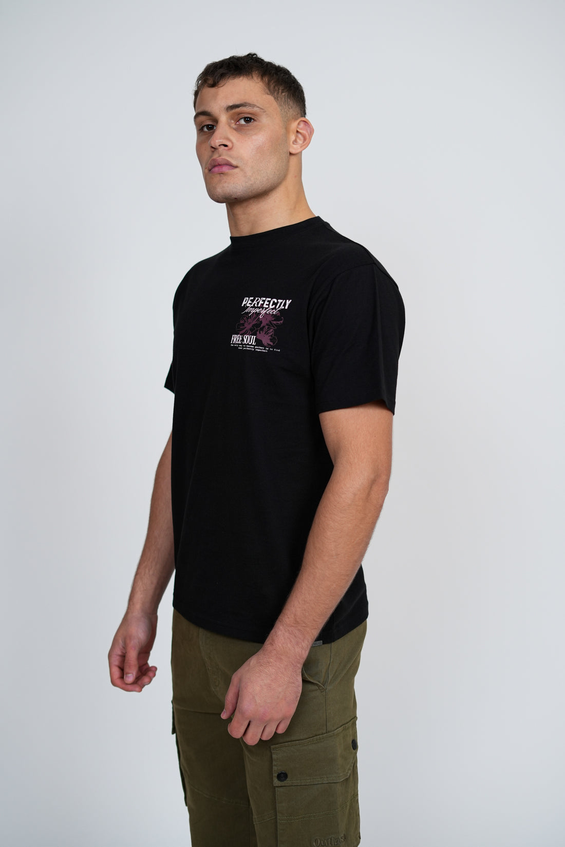 Perfectly Imperfect T-Shirt – Men's Graphic Print Cotton Tee