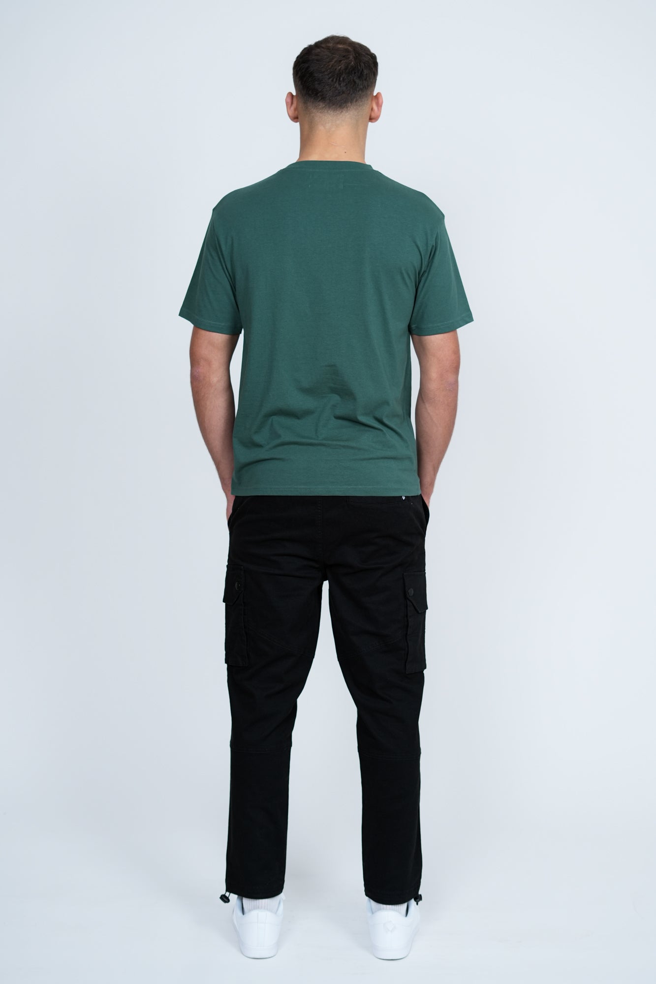 Basic Logo T-Shirt – Men's Premium Cotton Embroidered Tee