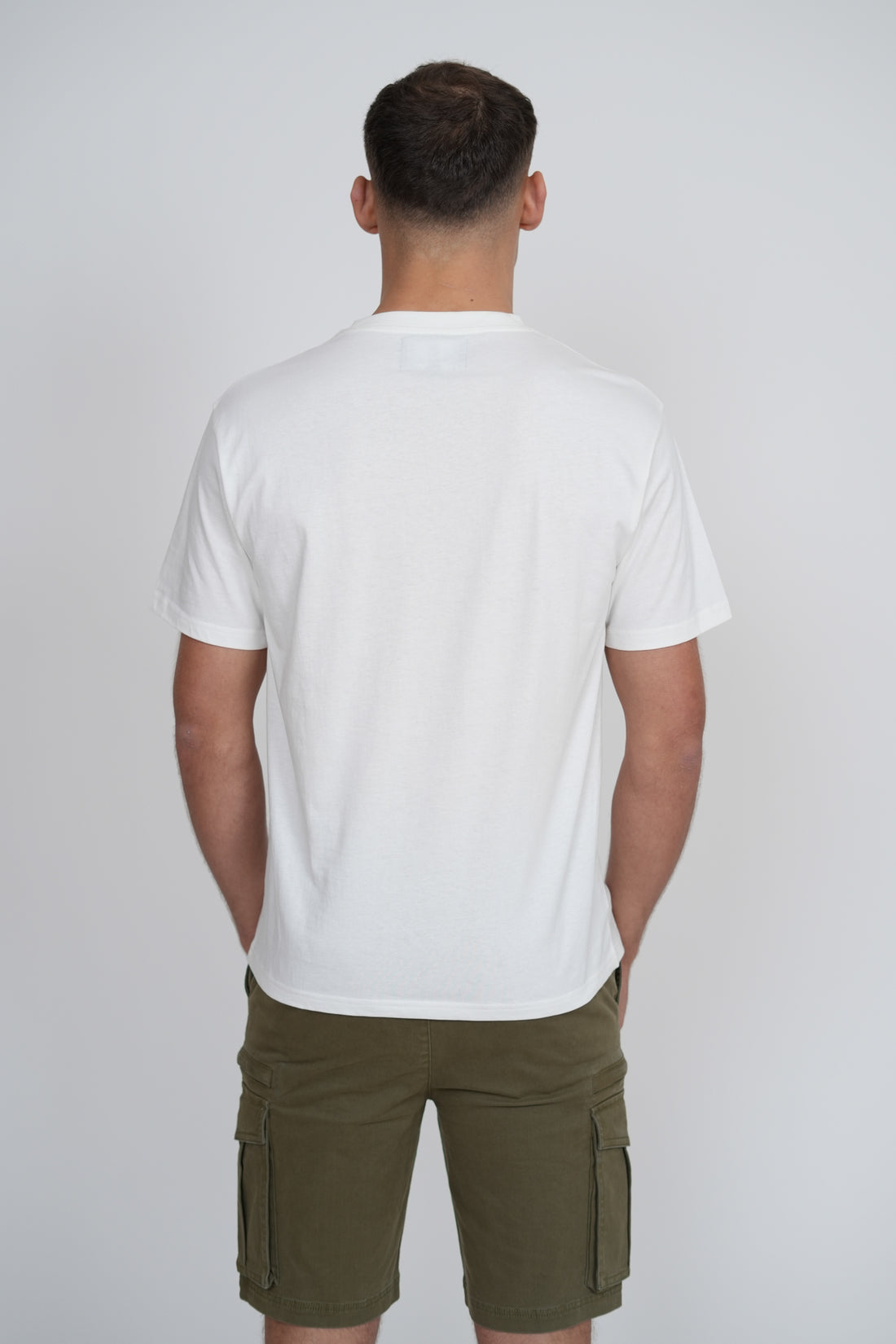 Basic Logo T-Shirt – Men's Premium Cotton Embroidered Tee