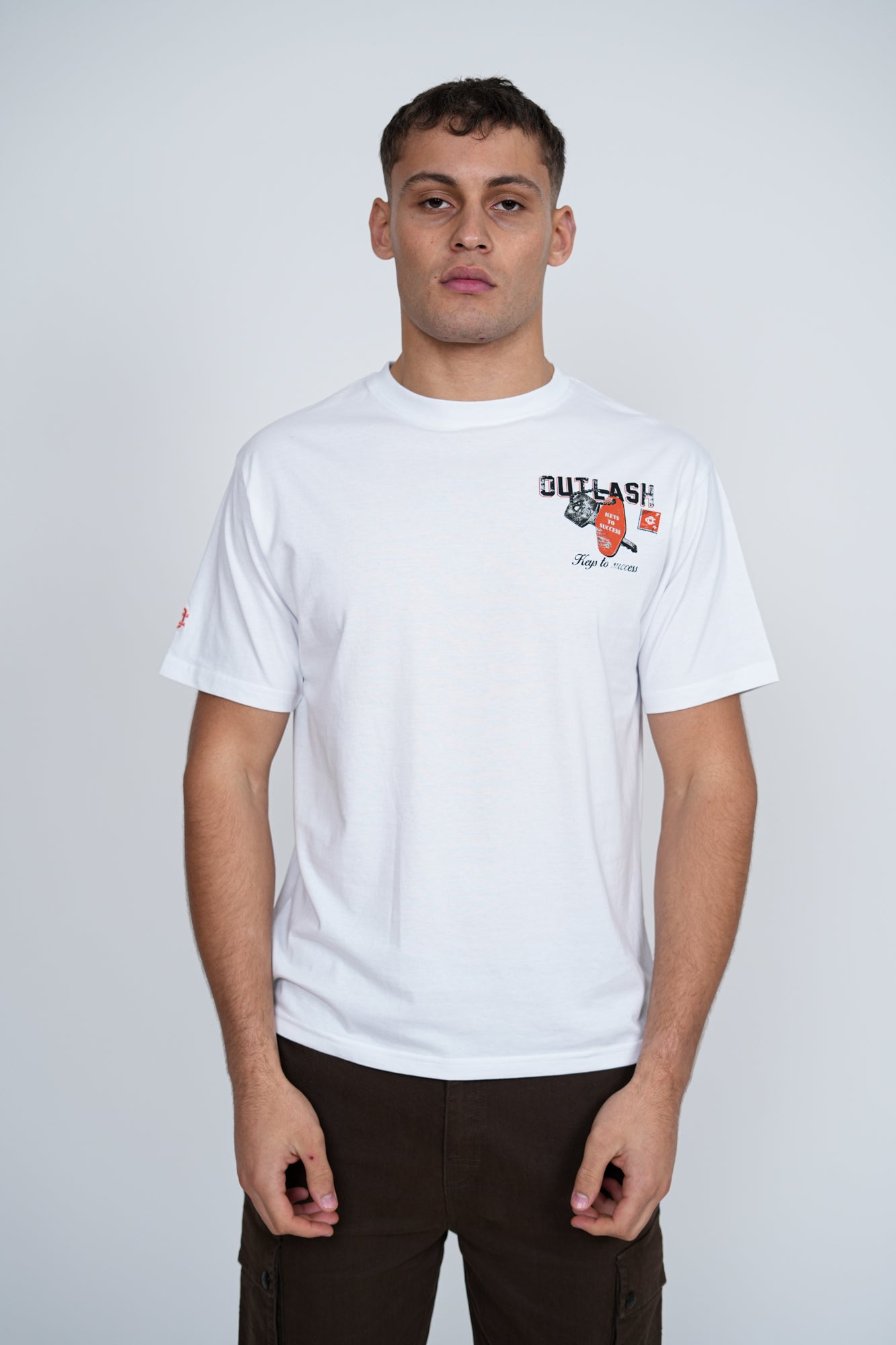 Keys to Success T-Shirt | Men's Premium Cotton Graphic Tee | Outlash Club Members Streetwear