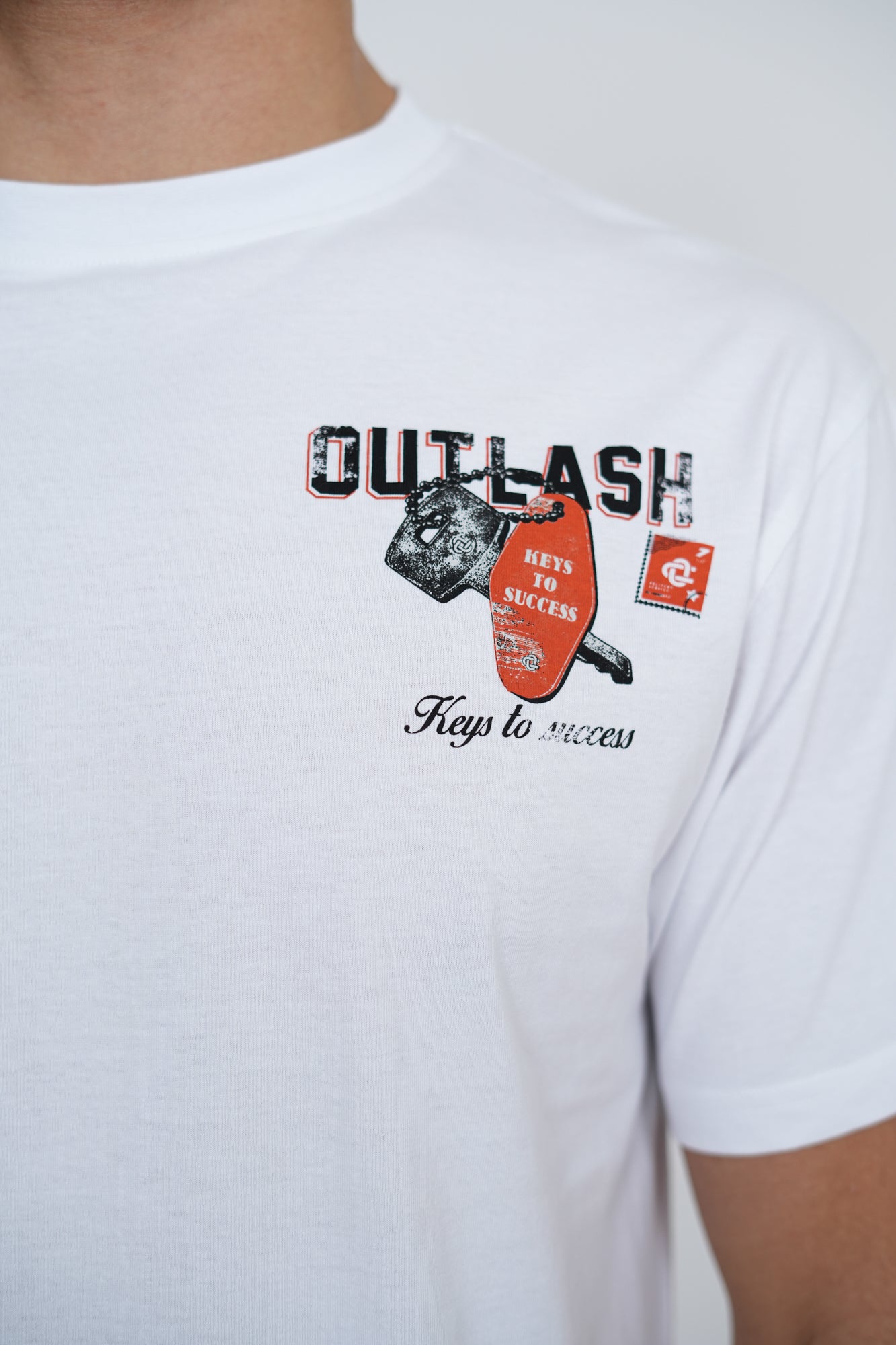 Keys to Success T-Shirt | Men's Premium Cotton Graphic Tee | Outlash Club Members Streetwear