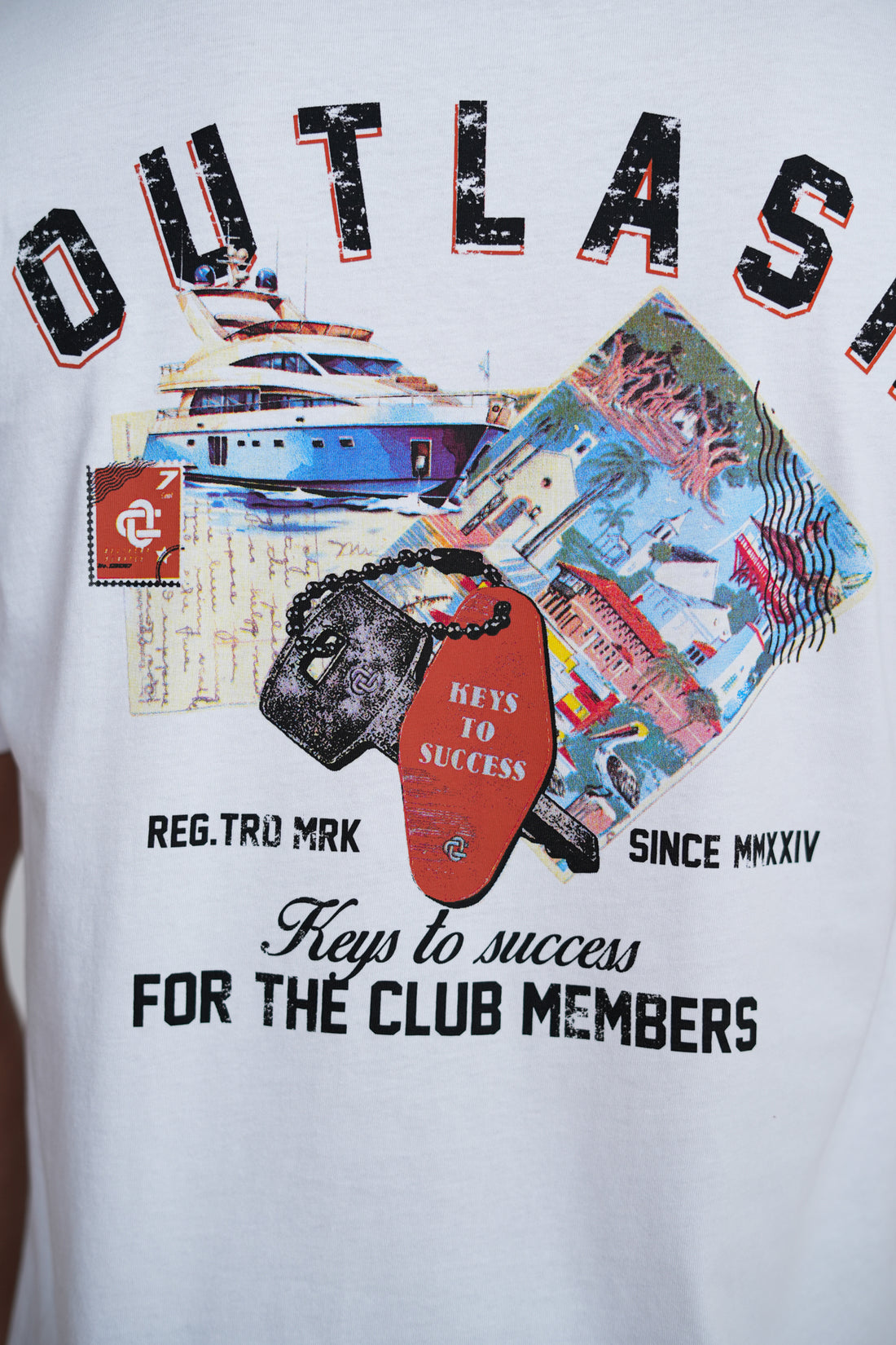 Keys to Success T-Shirt | Men's Premium Cotton Graphic Tee | Outlash Club Members Streetwear