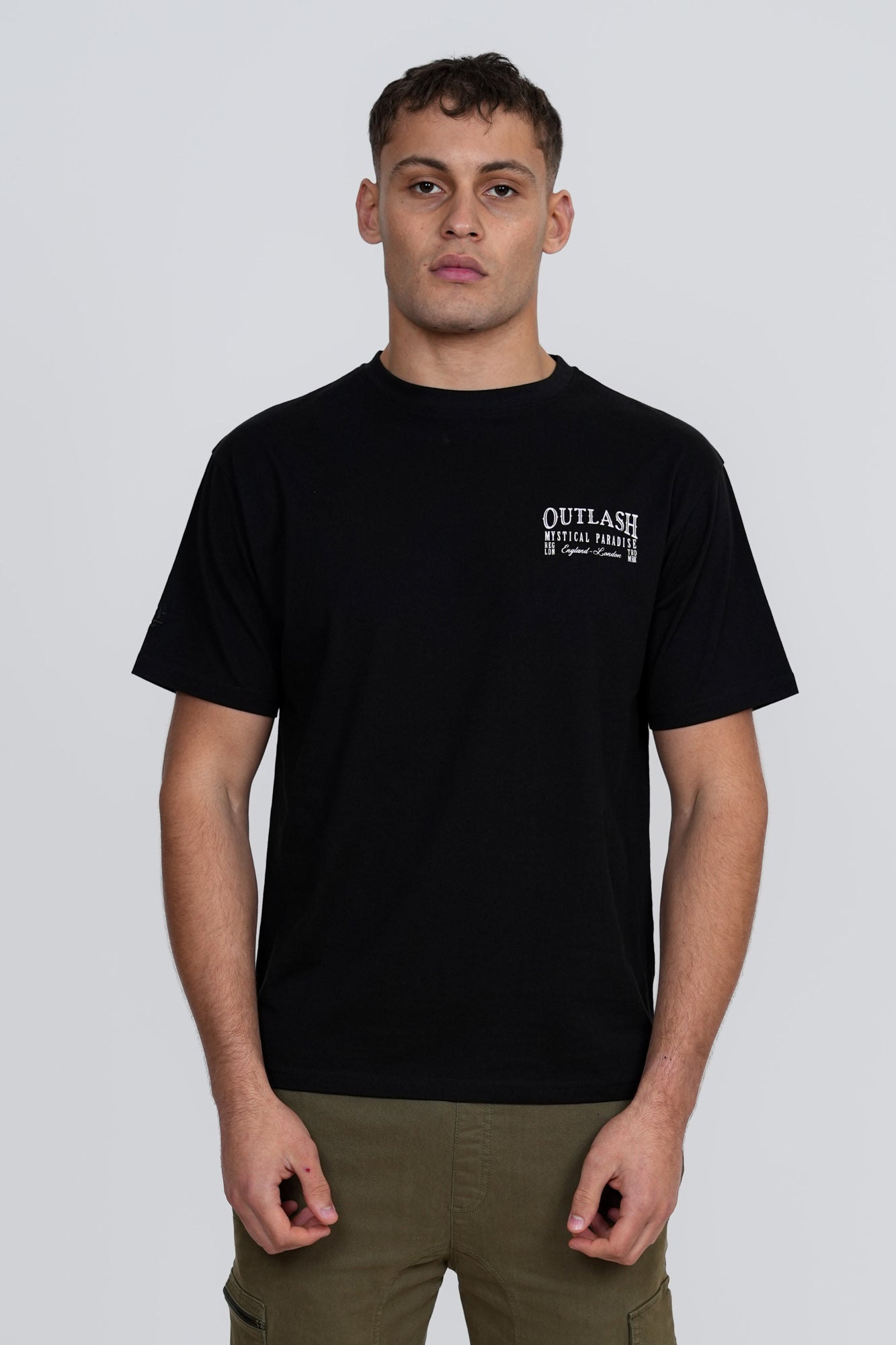 Mystical Paradise T-Shirt | Men's Premium Cotton Graphic Tee | Outlash England London Streetwear
