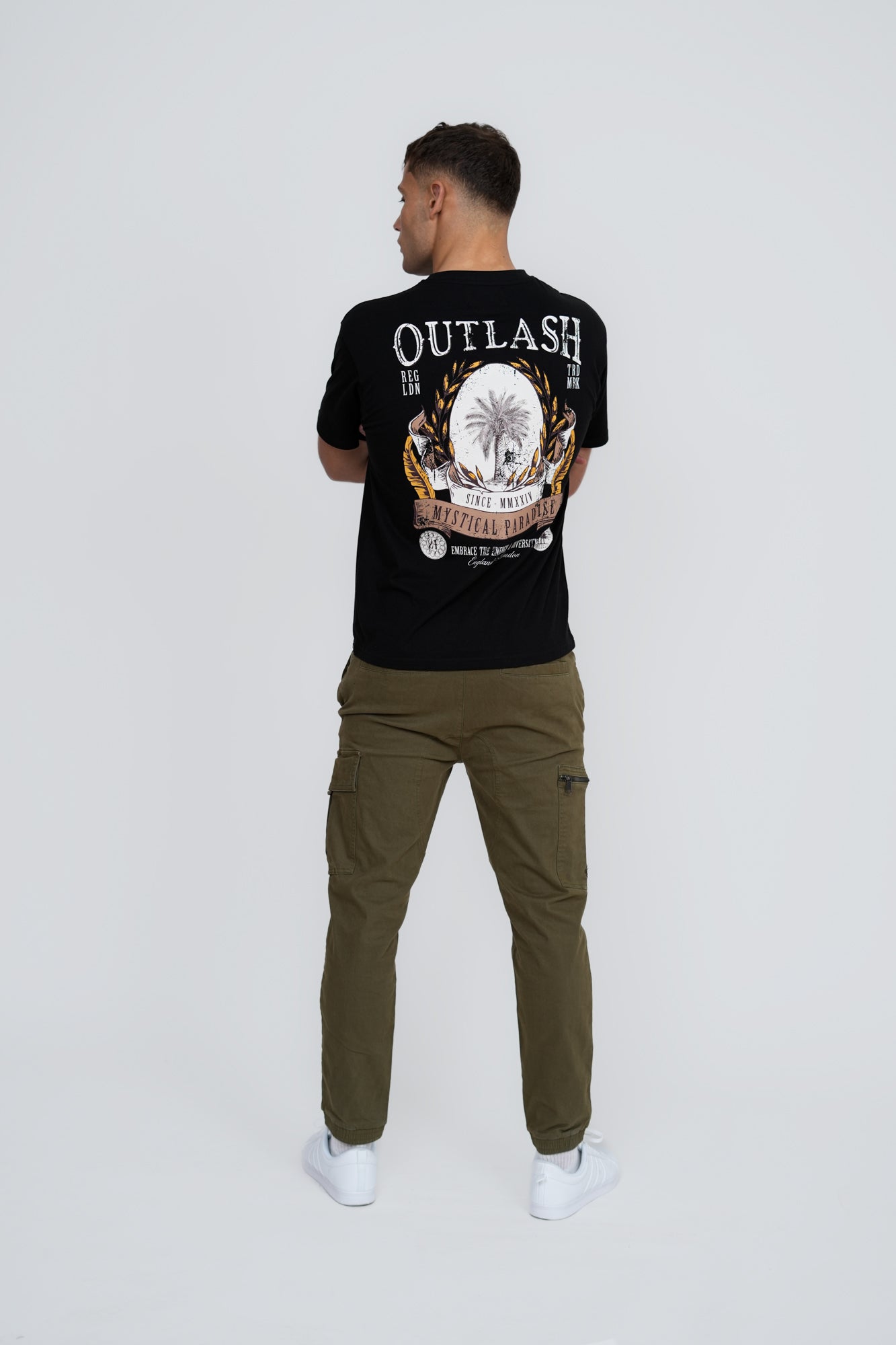 Mystical Paradise T-Shirt | Men's Premium Cotton Graphic Tee | Outlash England London Streetwear