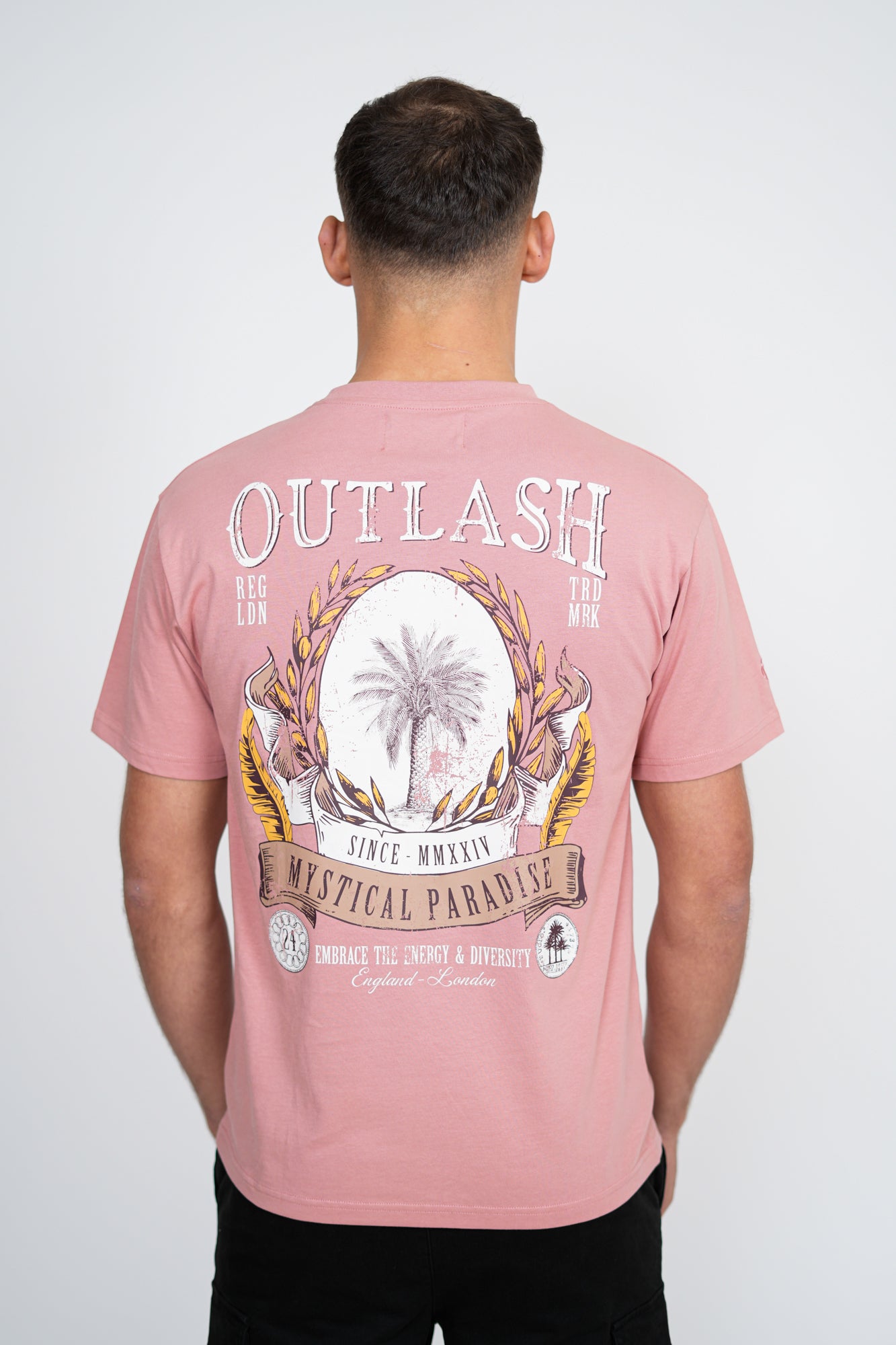 Mystical Paradise T-Shirt | Men's Premium Cotton Graphic Tee | Outlash England London Streetwear