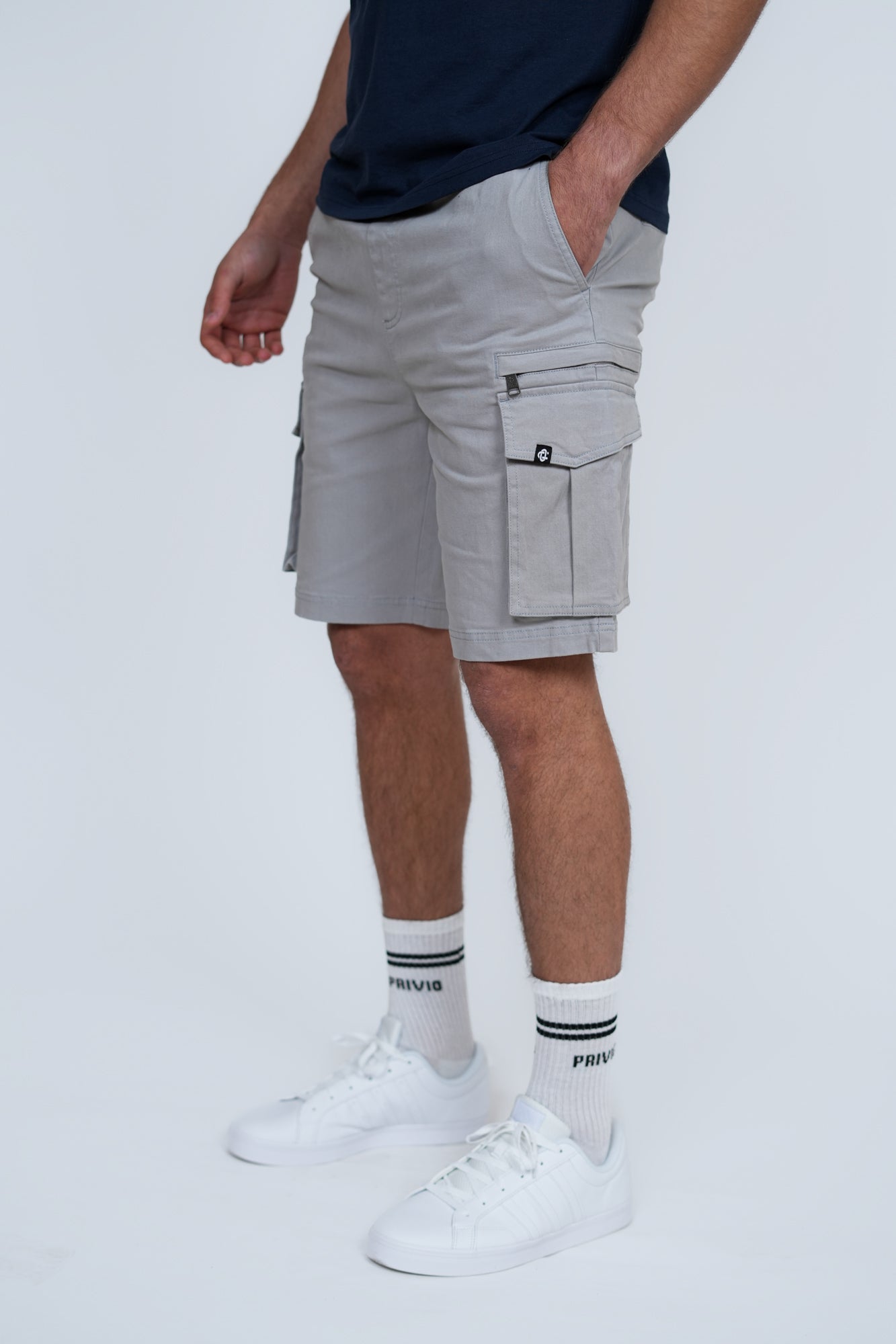 Dread Cargo Shorts – Men's Regular Fit Utility Shorts with Zip Pockets