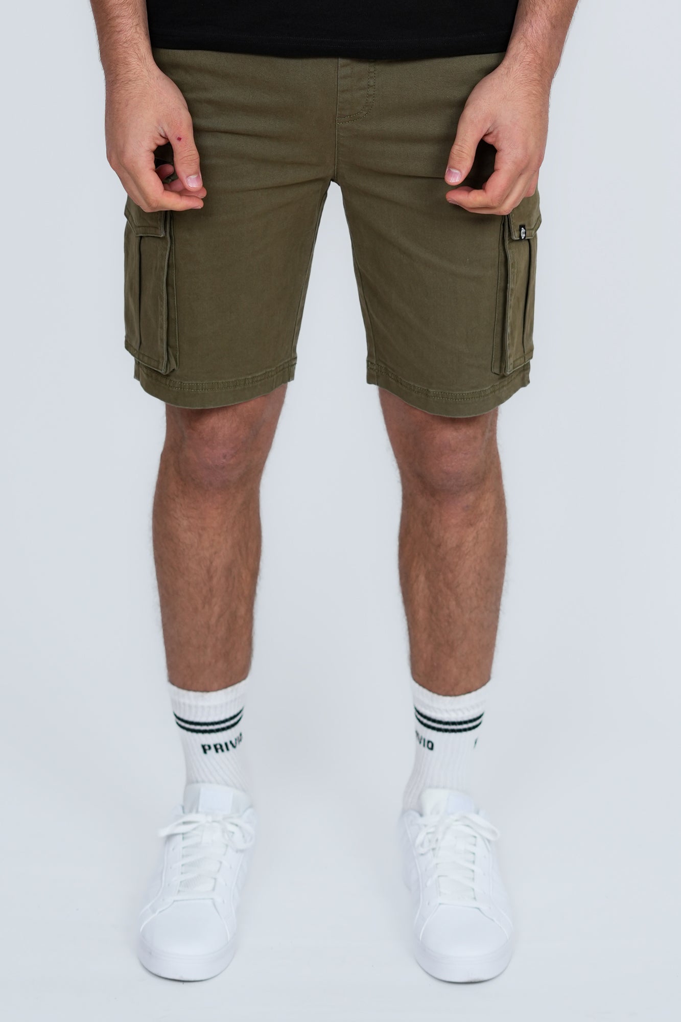 Dread Cargo Shorts – Men's Regular Fit Utility Shorts with Zip Pockets