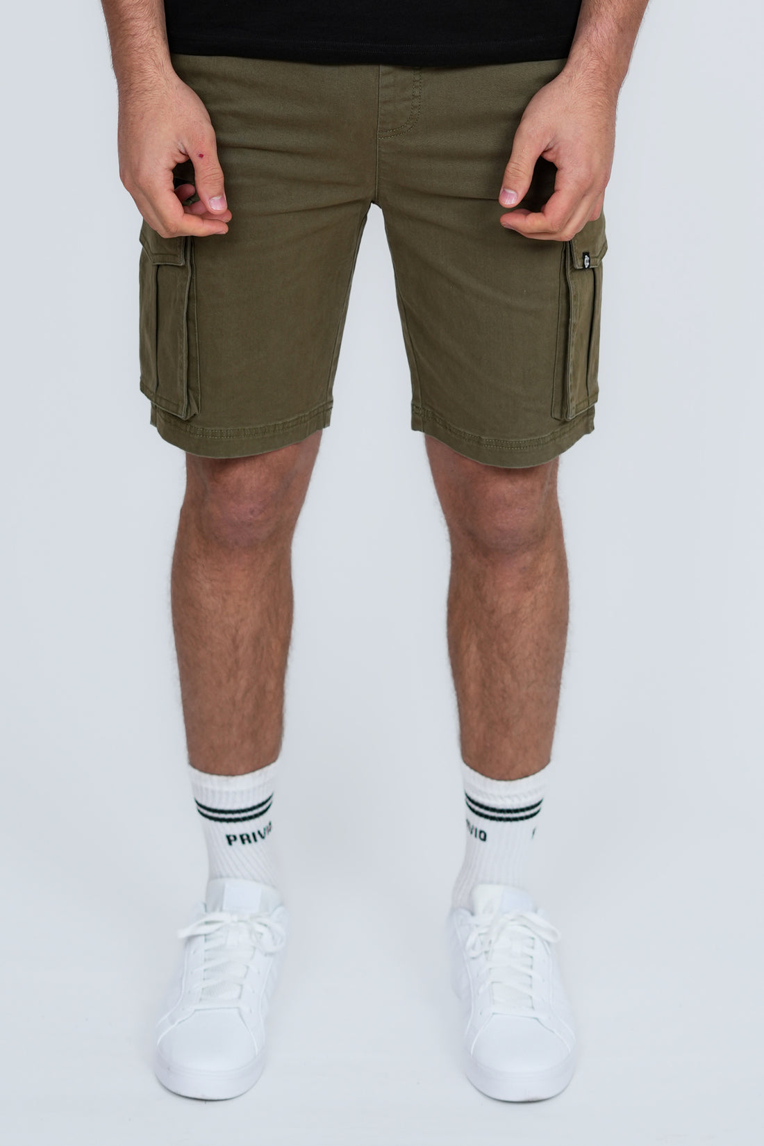 Dread Cargo Shorts – Men's Regular Fit Utility Shorts with Zip Pockets
