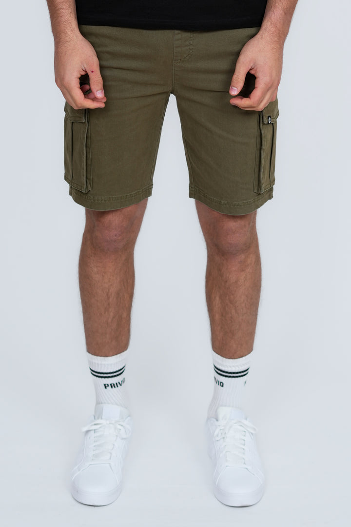Dread Cargo Shorts – Men's Regular Fit Utility Shorts with Zip Pockets