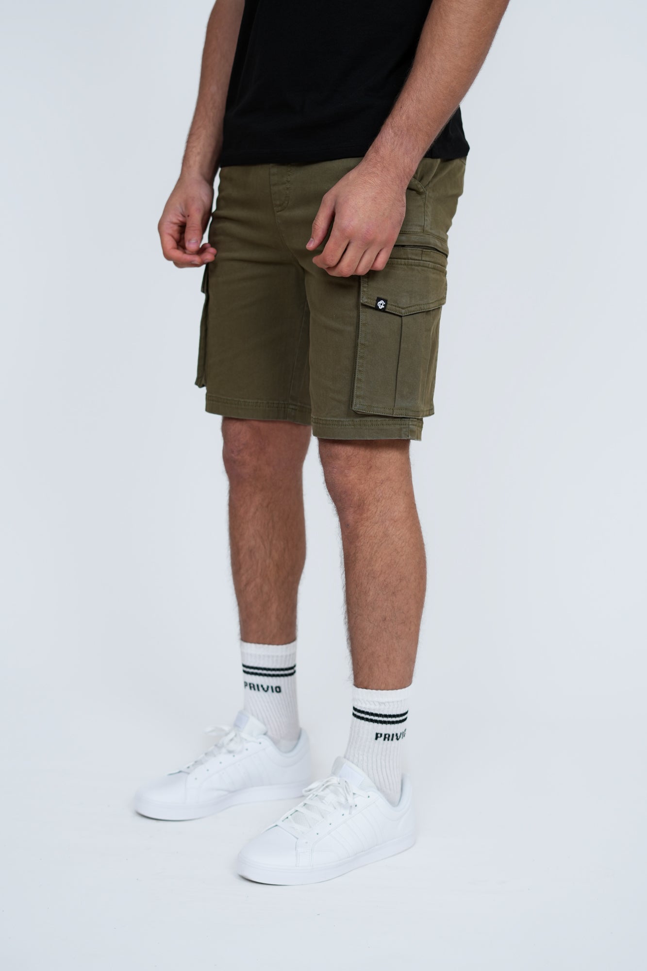 Dread Cargo Shorts – Men's Regular Fit Utility Shorts with Zip Pockets