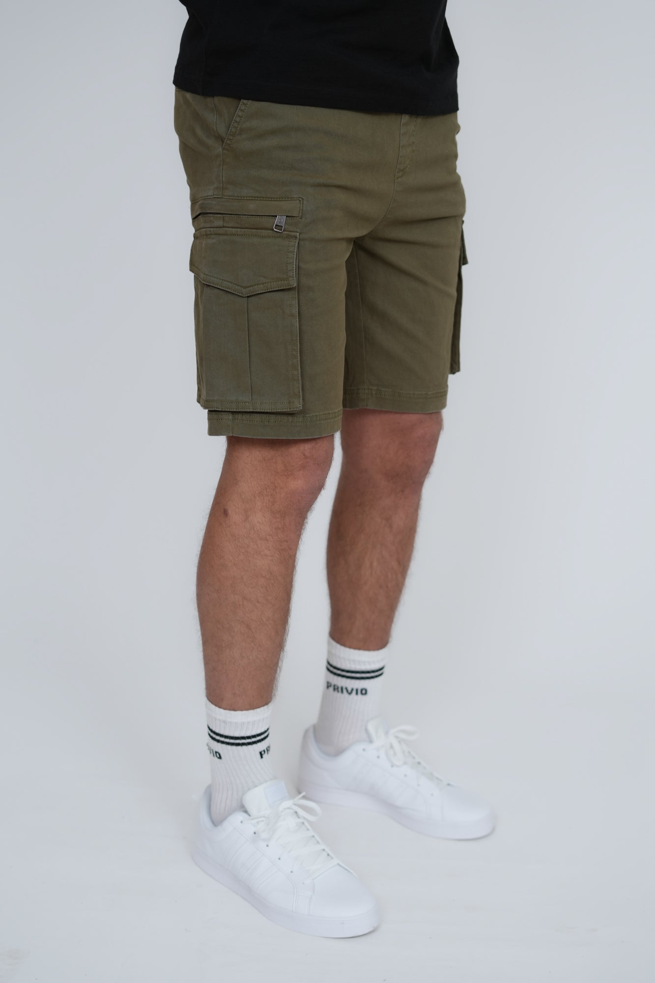 Dread Cargo Shorts – Men's Regular Fit Utility Shorts with Zip Pockets
