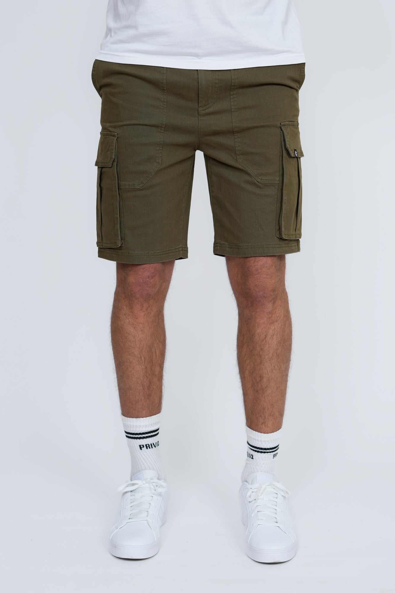 Hawk Cargo Shorts – Men's Regular Fit Utility Shorts with Zip Pockets