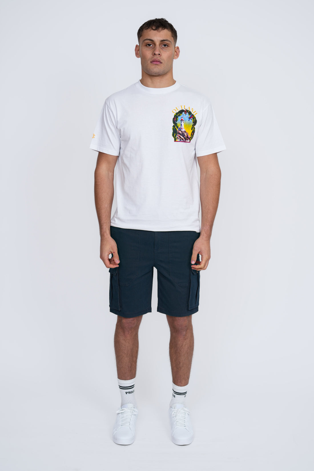 Hawk Cargo Shorts – Men's Regular Fit Utility Shorts with Zip Pockets
