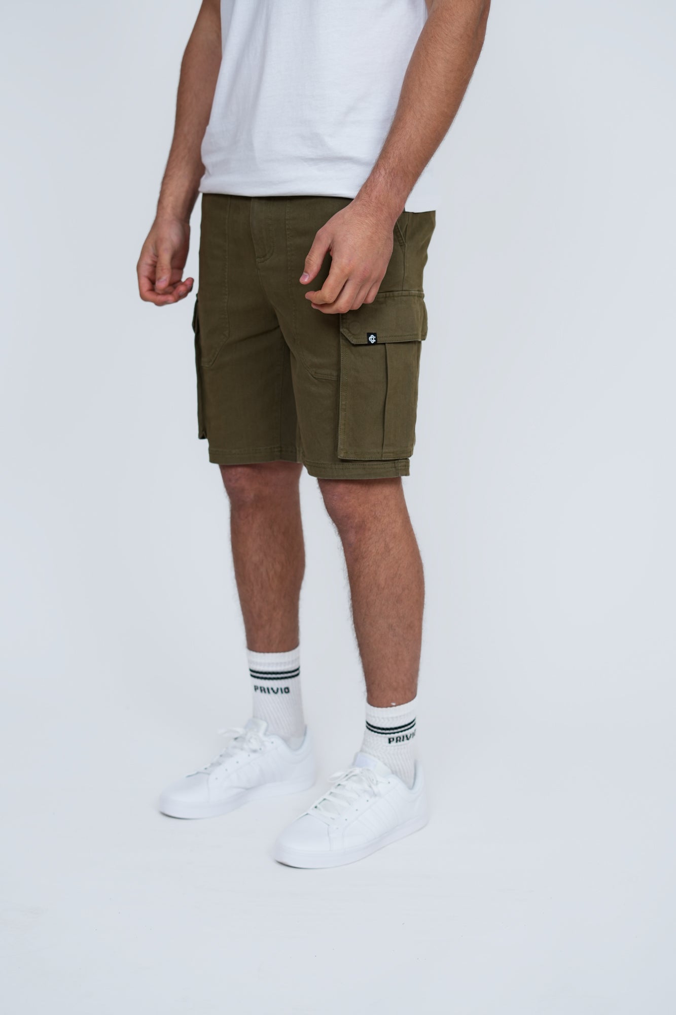 Hawk Cargo Shorts – Men's Regular Fit Utility Shorts with Zip Pockets