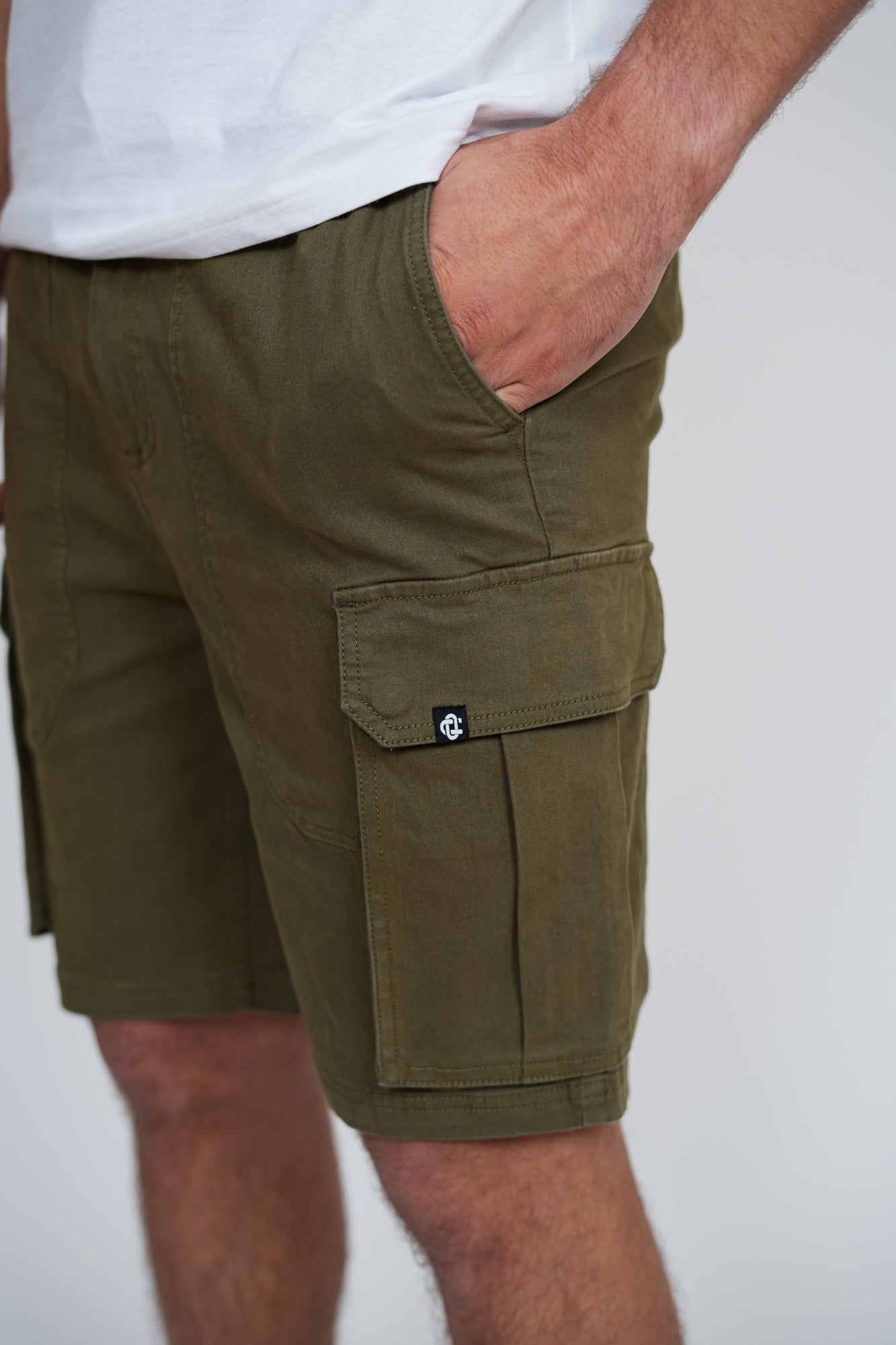 Hawk Cargo Shorts – Men's Regular Fit Utility Shorts with Zip Pockets