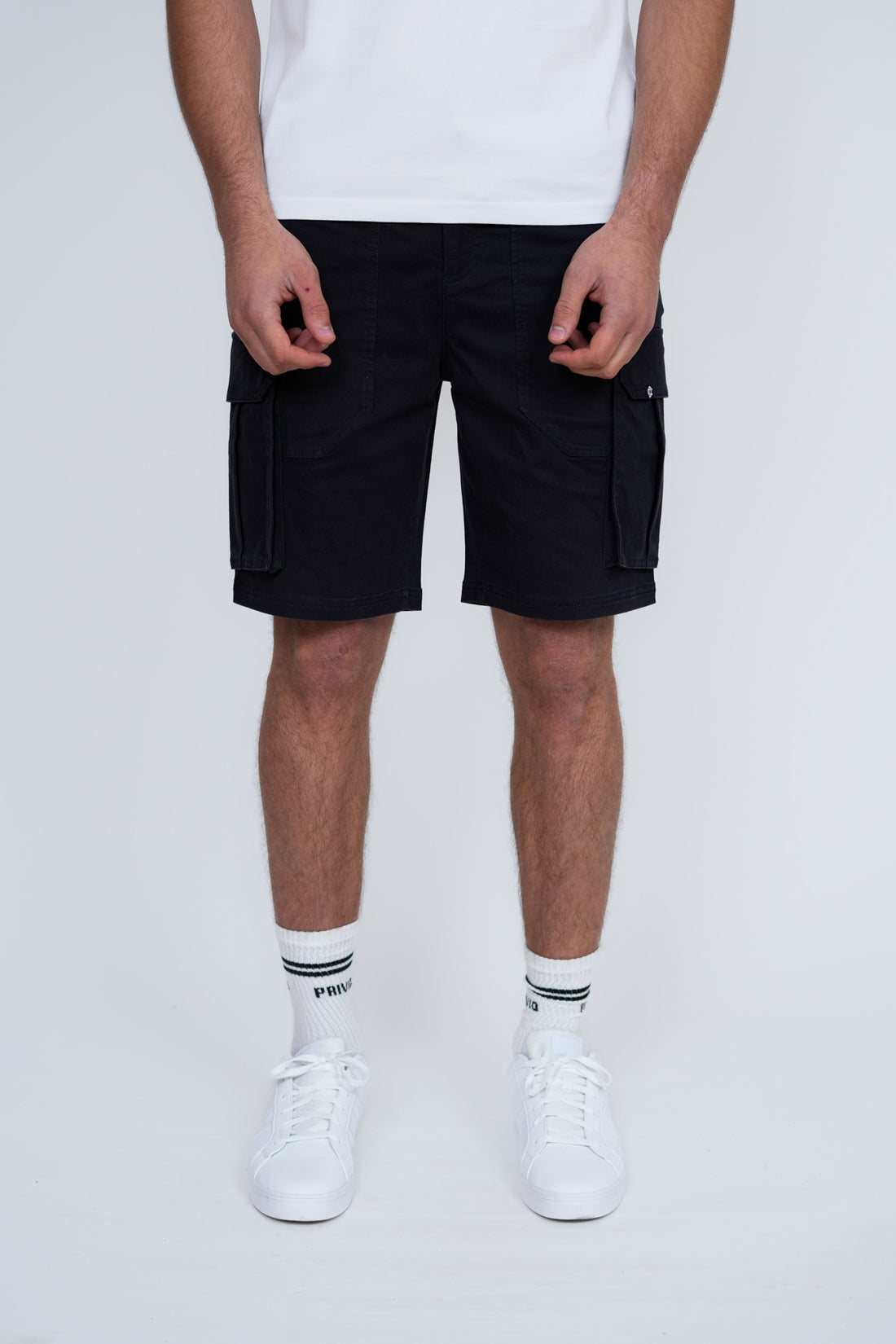 Hawk Cargo Shorts – Men's Regular Fit Utility Shorts with Zip Pockets