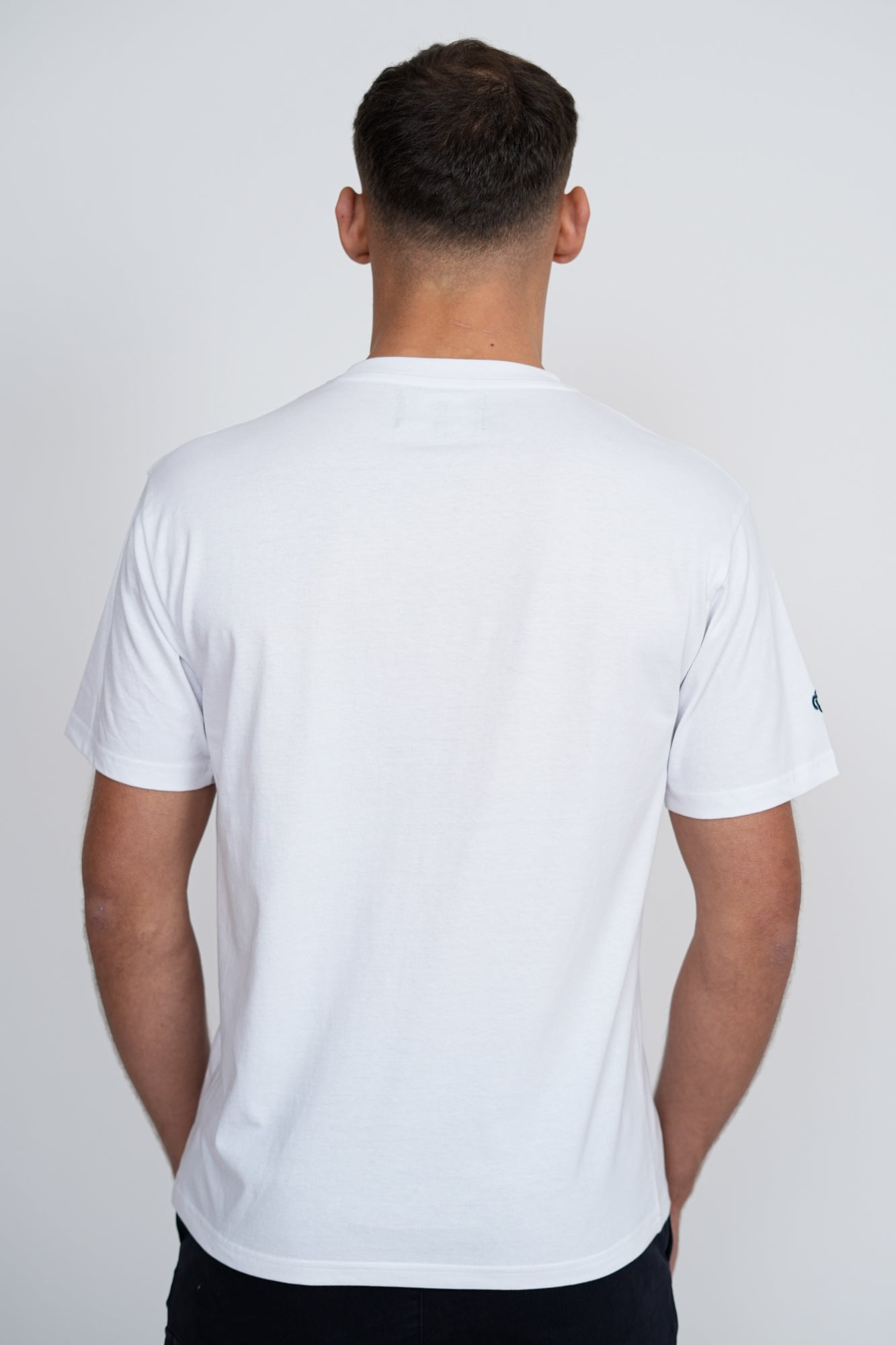 Mediterranean City T-Shirt | Men's Premium Cotton Graphic Tee | Outlash Santorini Streetwear