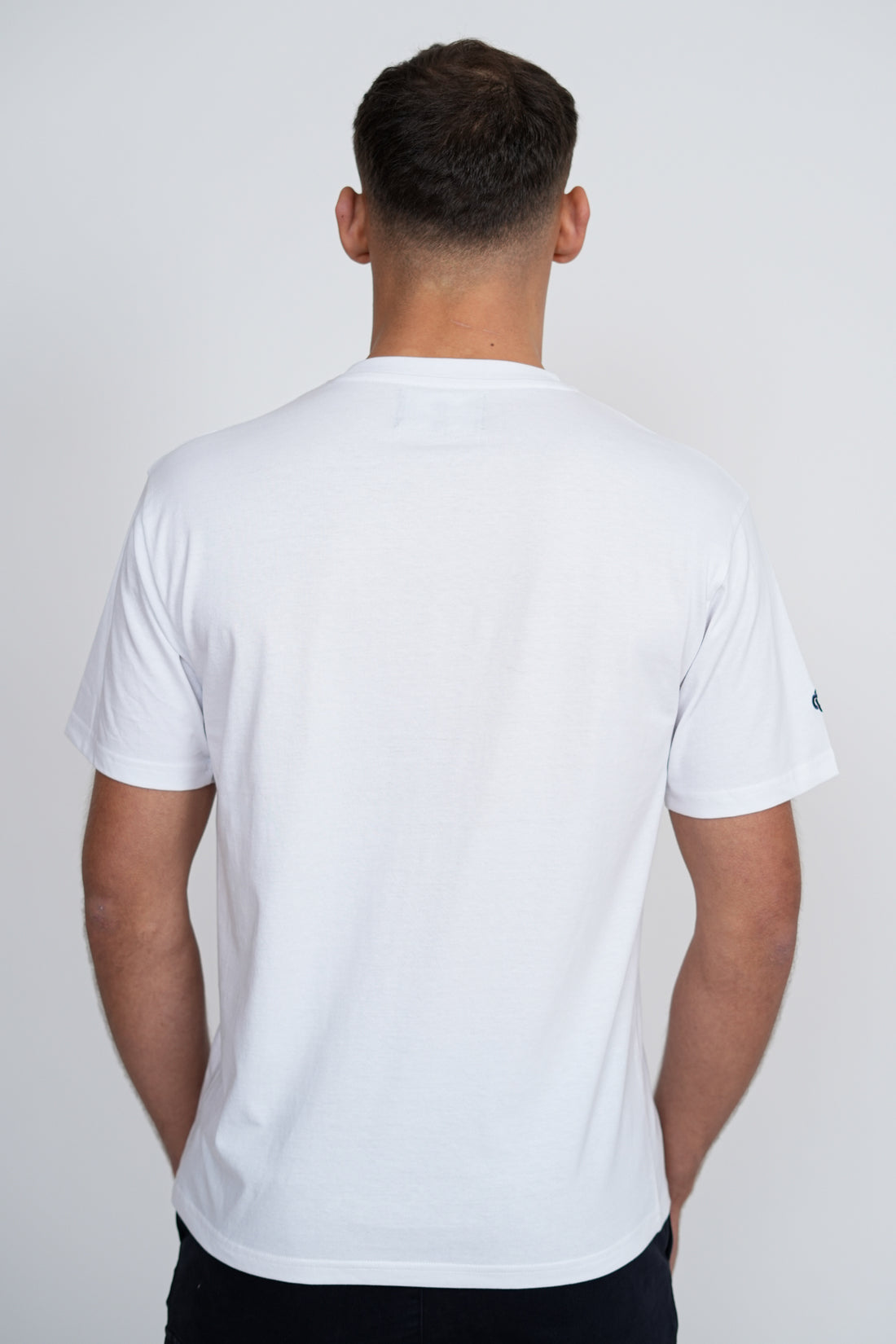 Mediterranean City T-Shirt | Men's Premium Cotton Graphic Tee | Outlash Santorini Streetwear