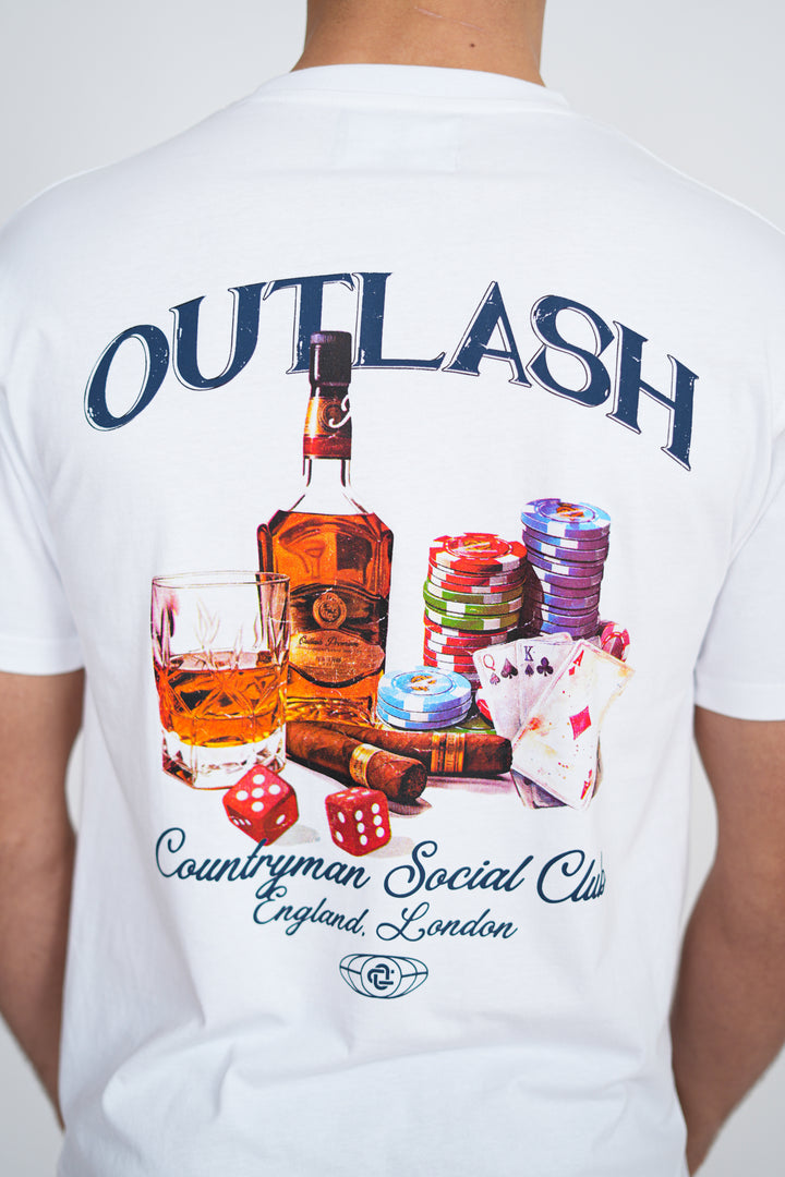 Countryman Social Club T-Shirt | Men's Premium Cotton Graphic Tee | Outlash England London Streetwear