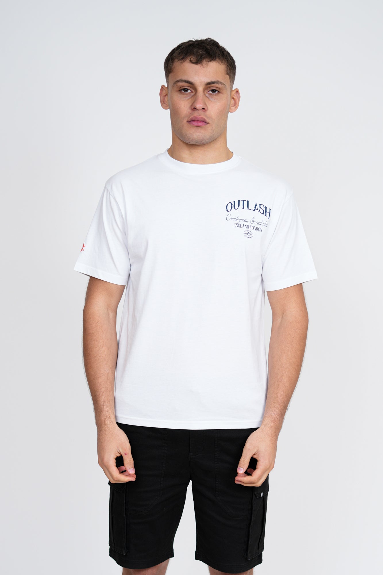 Countryman Social Club T-Shirt | Men's Premium Cotton Graphic Tee | Outlash England London Streetwear